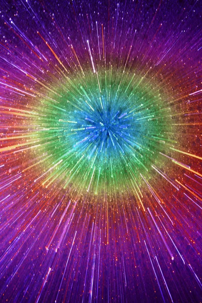 Färgglada Ljus Explosion Bild — Stockfoto