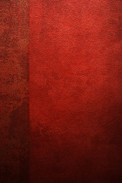 Rough Painted Red Wall Background — Stock Photo, Image