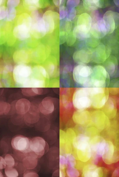 Sparkle Colorful Background Set — Stock Photo, Image