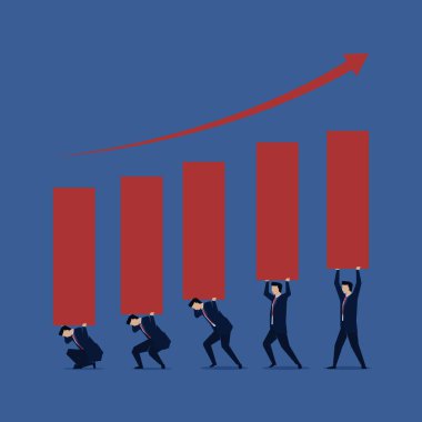 İşadamı haritayı aydınlattı. Business Landing Sayfa Şablonu.