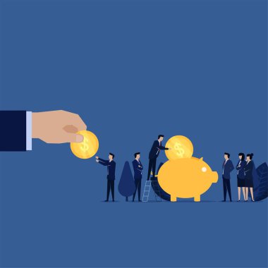 Para biriktirme ve yatırım metaforunu işadamına ver..