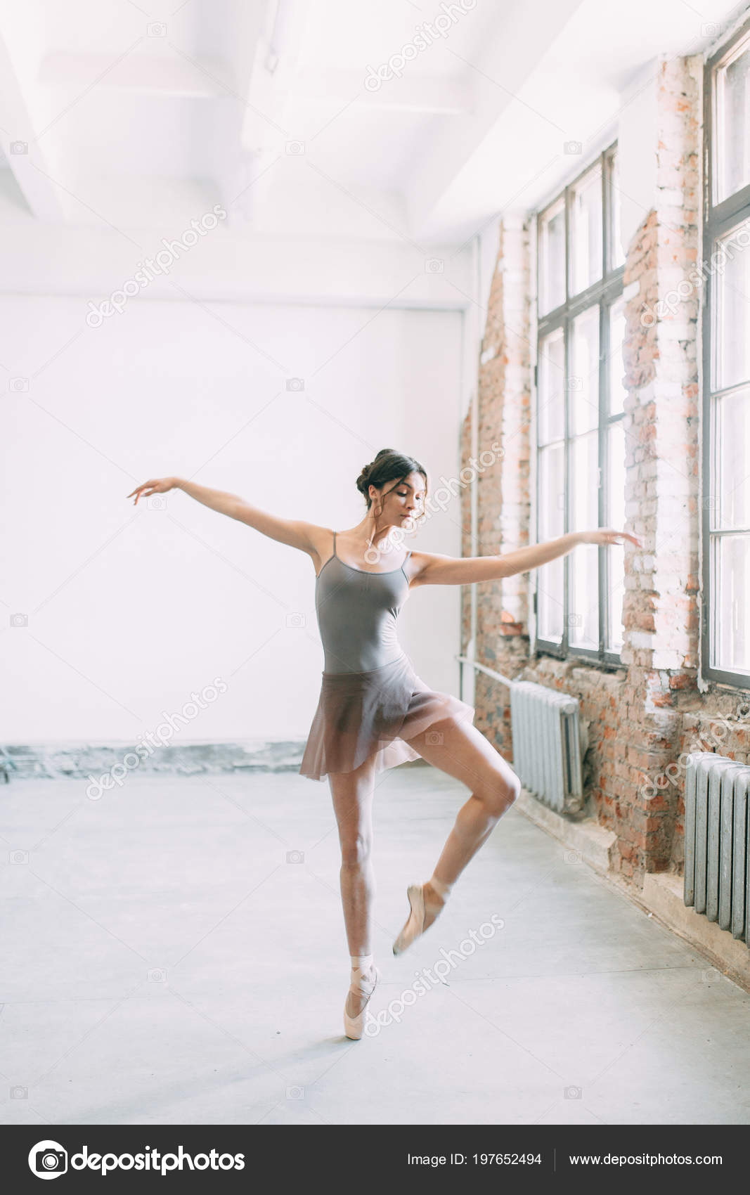 Young Ballerina Getting Stretched Dancing Poses Ballet Photo Shoot Stock Photo by ©pavelvozmischev 197652494