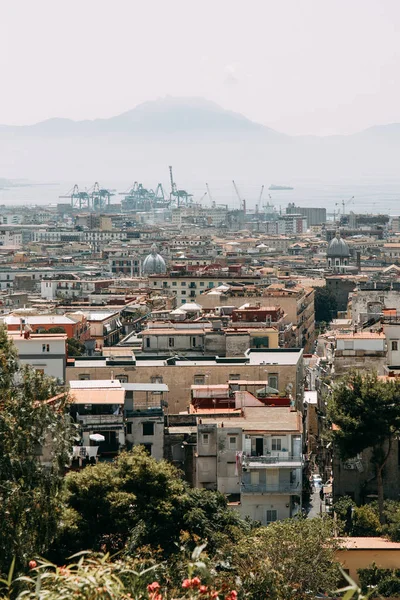 Güzel Sokaklar Napoli Tarihi Yerleri Heykeller Şehrin Avlusu Anıtlar Eski — Stok fotoğraf