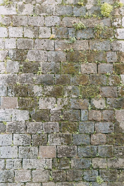 Texture Ancienne Maçonnerie Pierre Béton Mur Dans Les Rues Italie — Photo