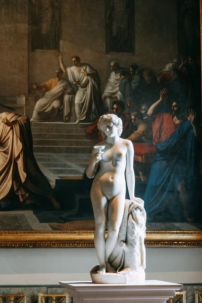 Det Museum Capodimonte Neapel Vacker Arkitektur Och Historiska Skulpturer Utställningen — Stockfoto