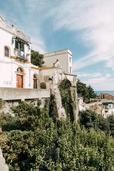 Amalfikusten Italien Den Vackraste Staden Gator Och Gamla Arkitektur Smala — Stockfoto