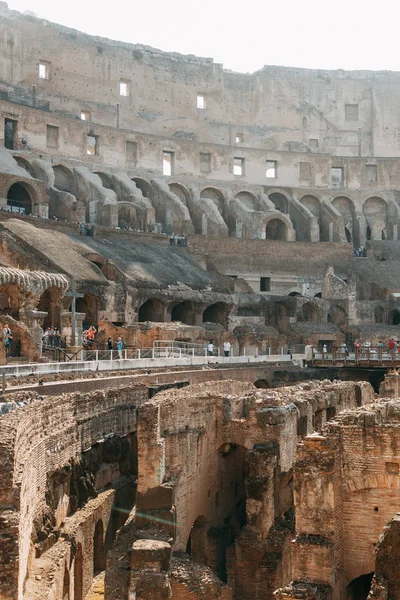 Coliseo Roma Edificios Estilo Italiano Hermosa Arquitectura Edificios Antiguos Destino —  Fotos de Stock