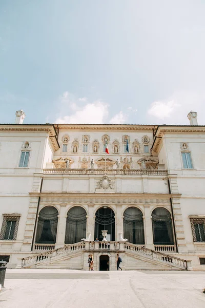 Galeria Borghese Roma Atracção Histórica Património Cultural Pinturas Esculturas Grandes — Fotografia de Stock