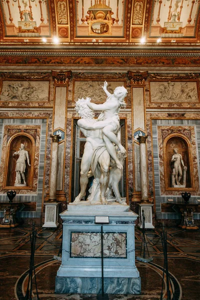 Galería Borghese Roma Atracción Histórica Patrimonio Cultural Pinturas Esculturas Grandes —  Fotos de Stock