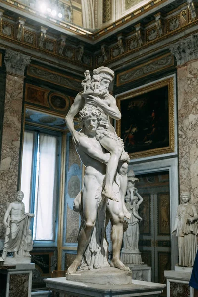 Borghese Gallery Rome Historical Attraction Cultural Heritage Paintings Sculptures Great — Stock Photo, Image