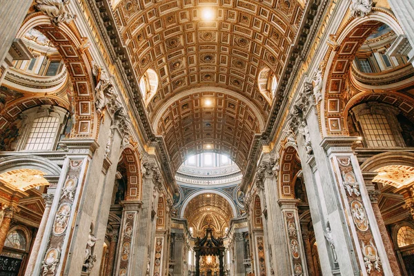 Ciudad Del Vaticano Plaza San Pedro Vista Desde Parte Superior — Foto de Stock