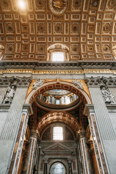 Ciudad Del Vaticano Plaza San Pedro Vista Desde Parte Superior — Foto de Stock