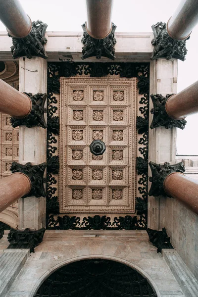 Isaac Cathedral Çatıdan Görüntüleyin Petersburg Panoraması Mimari Sokaklar — Stok fotoğraf