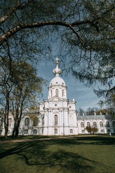 Elemente Der Architektur Historischer Gebäude Die Straßen Von Petersburg Tempel — Stockfoto