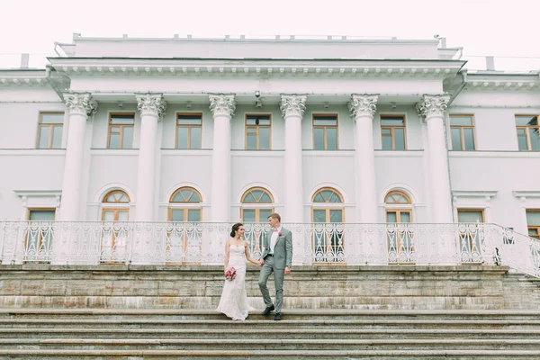 Casamento Elegante São Petersburgo Casamento Russo Estilo Europeu Cidade Castelo — Fotografia de Stock