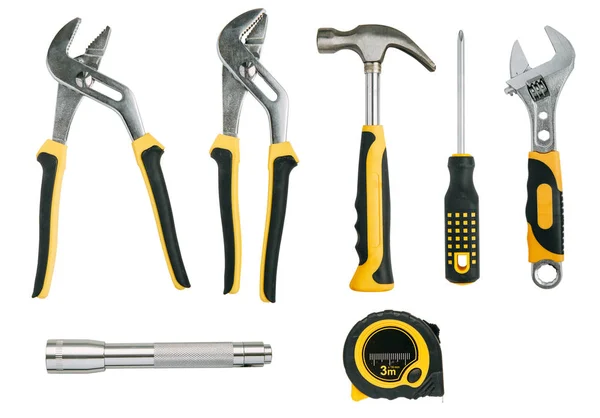 Set Tools Work Home Country Photo Background Construction Equipment — Stock Photo, Image