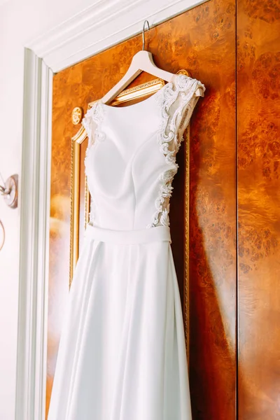 Düğün Buket Elbise Floristik Detayları Otel Stüdyo Ücretleri — Stok fotoğraf