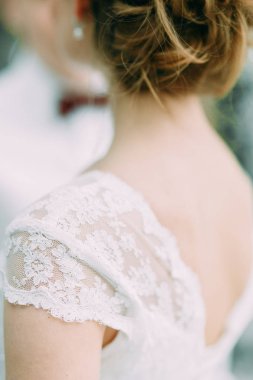 Gelin içinde parlak bir alışveriş merkezidir. Avrupa tarzı güzel sanatlar düğün.