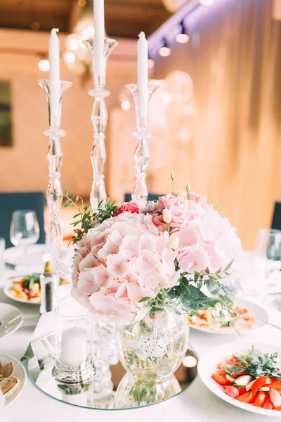 Table Decor Wedding Celebration Registration Ceremony Arch Wedding — Stockfoto