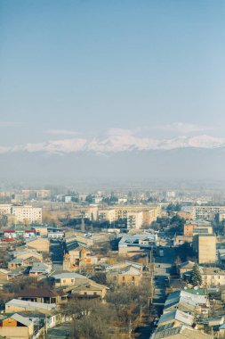 Gürcistan'daki en güzel yerlerinden manzaralar. Jvari ve Gori şafak.
