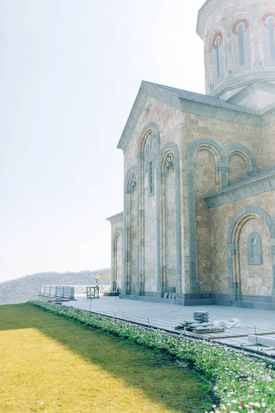 Αρχαία Αρχιτεκτονική Εκκλησίες Και Μοναστήρια Στη Γεωργία Ιστορικά Μνημεία Και — Φωτογραφία Αρχείου