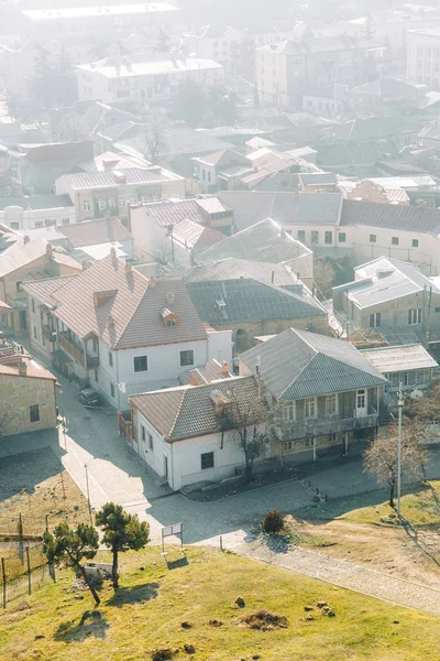 Panoramabilder Vackraste Platserna Georgien Jvari Och Gori Gryningen — Stockfoto