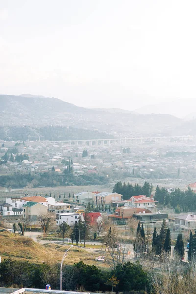 Naturaleza Tiflis Georgia Hermosas Montañas Fondo — Foto de Stock