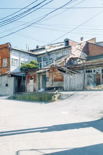 Strade Dell Antica Città Tbilisi Vecchie Strade Edifici — Foto Stock