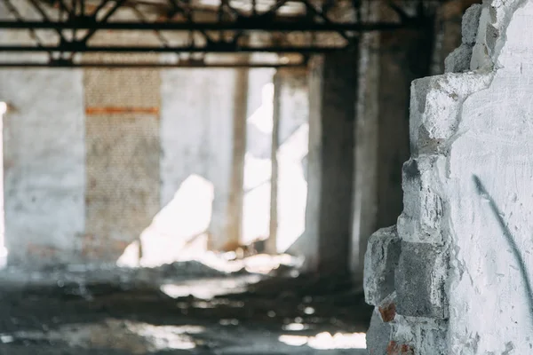 Tasarım için arka plan. Eski tahrip fabrika Blur. 