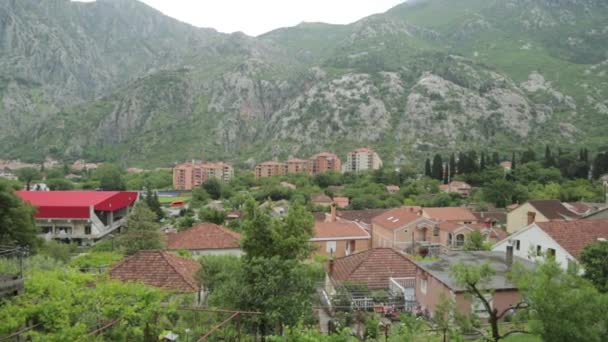 Atmosphärische Ansichten Der Altstadt Von Kotor Sehenswürdigkeiten Und Touristische Orte — Stockvideo