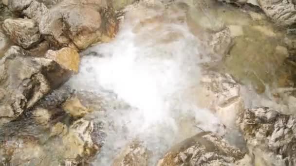 Prachtige Berg Waterval Montenegro Atmosferische Natuur Berg Rivier — Stockvideo