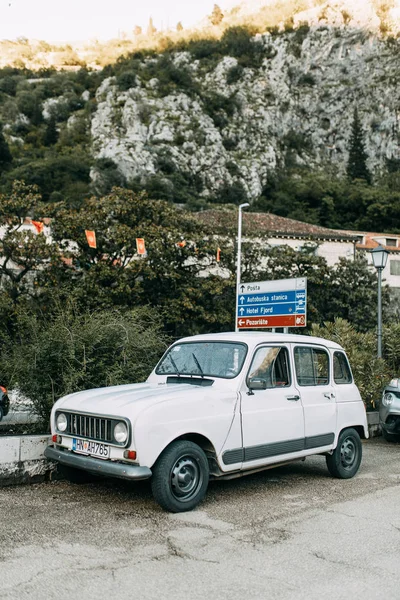Visões Montenegro Ruas Panorama Baía Kotor Cidade Velha — Fotografia de Stock