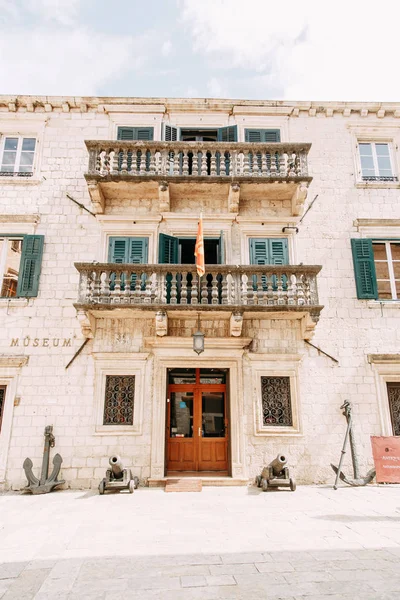 Gezellige Hoekjes Van Montenegro Panorama Van Stad Kotor Details Van — Stockfoto