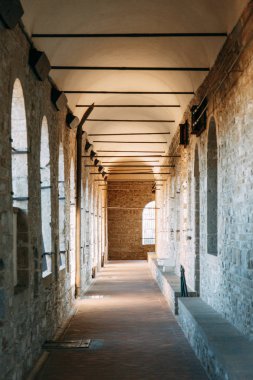 Eski Roma 'nın mimarisi. İtalya 'da kemer ve kapılar. 