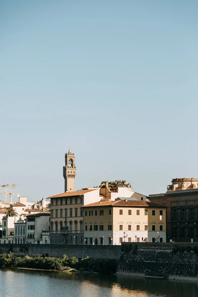 Santa Maria Cathedral Bridges Florence Panoramas Florence Dawn Sights — Stock Photo, Image