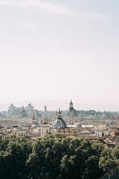 Architecture Panoramas Old City Dawn Streets Rome Italy — Stock Photo, Image