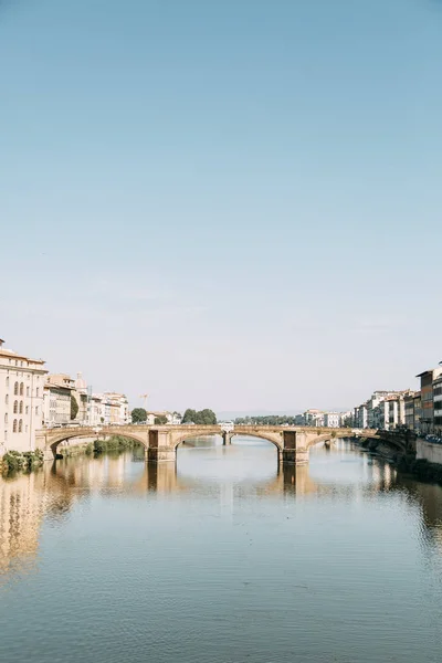 Panorama Sights Old City Morning Dawn Florence — Stock Photo, Image