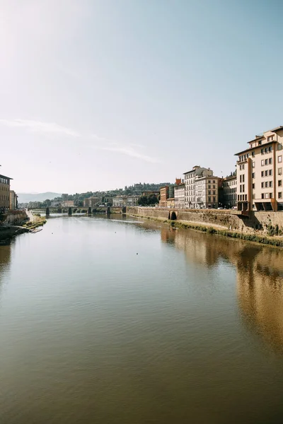 Panorama Vistas Ciudad Vieja Mañana Amanecer Florencia — Foto de Stock