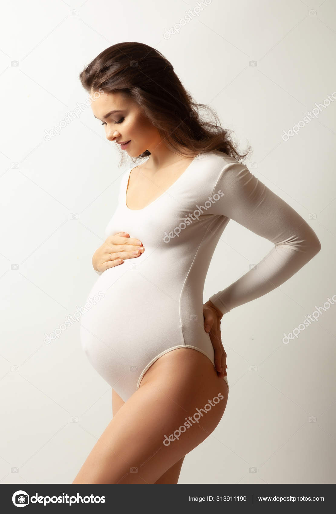 White Pregnant Wife