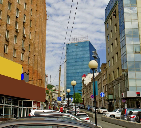 Estate Strada Vladivostok — Foto Stock