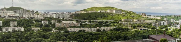 2018 Vladivostok Vista Para Frigorífico Hill — Fotografia de Stock