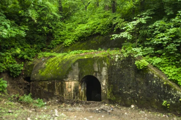 Vladivostok Rusia 2018 Antiguo Fuerte Abandonado Fotos de stock