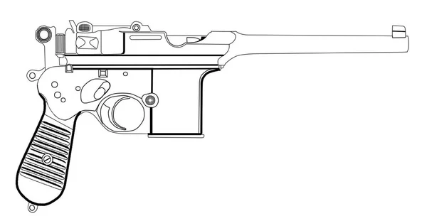 Arma Pistola Pistola Automática — Foto de Stock