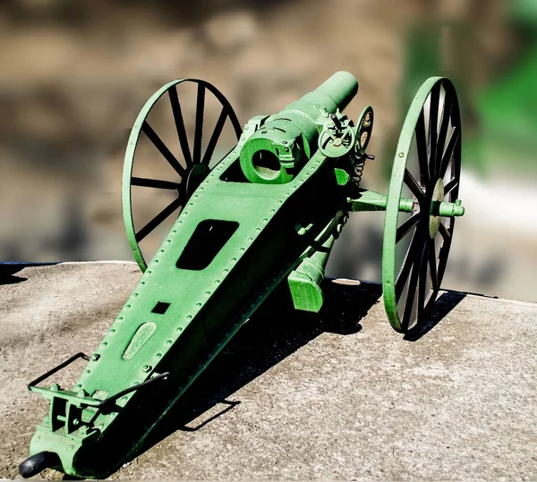 Vapen Utställning Gamla Kanoner 20Th Century — Stockfoto
