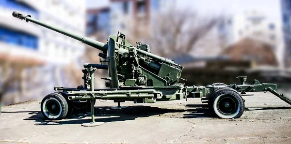 Utställning Vapen Och Militär Utrustning Fästning Vladivostok — Stockfoto
