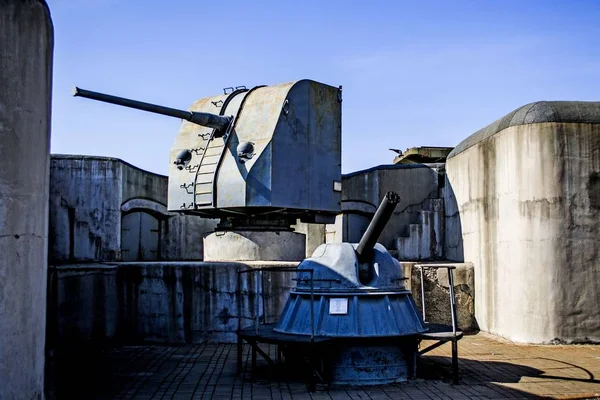 Vladivostok Utställning Gammal Militär Utrustning Och Vapen — Stockfoto