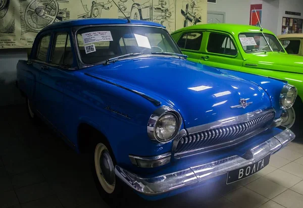 Vladivostok Rusia 2019 Pameran Mobil Retro Dan Sepeda Motor Tua — Stok Foto