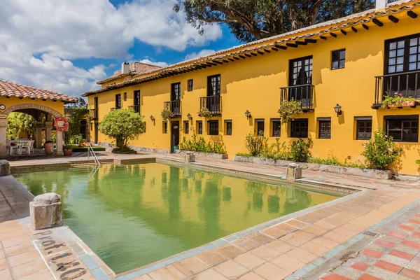 Hacienda Del Salitre hotell Paipa Boyaca Colombia – stockfoto