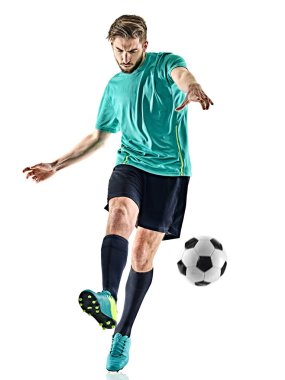 Futbolcu adam izole