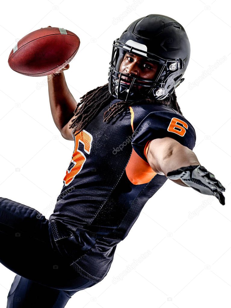 american football player man isolated